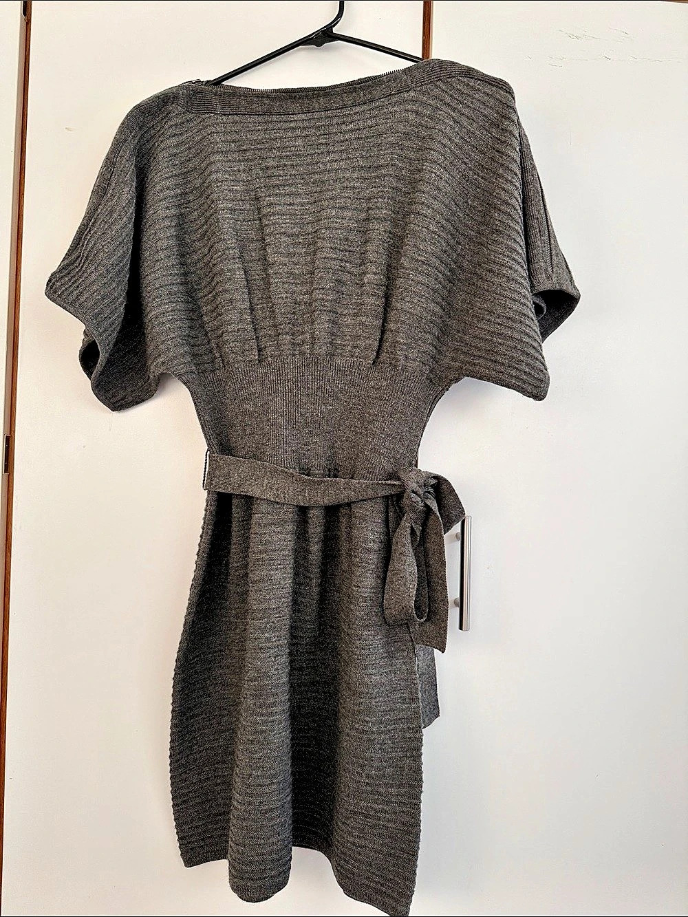 laundry by SHELLI SEGAL Gray Knit Mini Dress Size XS